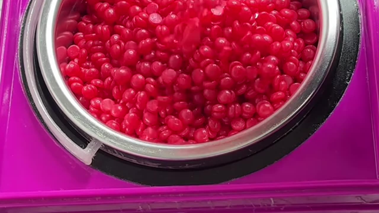Melting Sexy Smooth Cherry Desire Hard Wax | Waxing Demo Tutorial by @trueblounge