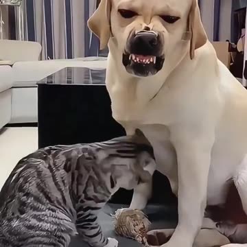 Cat and dog fights