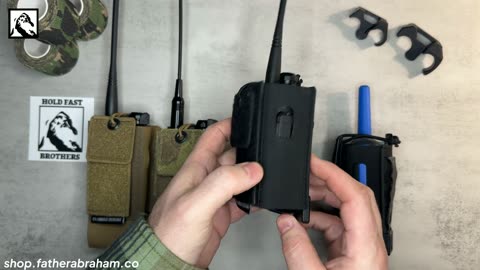 Adjustable Radio Pouch: Baofeng, Yaesu, Uniden