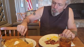 BREAKFAST FOR LUNCH AT THE LOCAL CRACKER BARREL