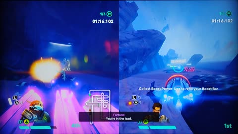 Switch Starlink: Battle for Atlas DDE G76, 2P local splitscreen Vs: The pack got the better of me!