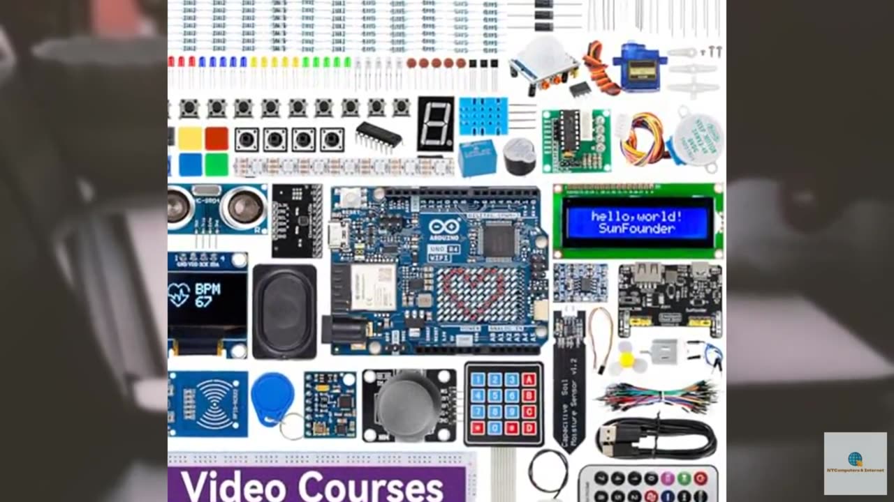 SunFounder Elite Explorer Kit with Original Arduino Uno R4 WiFi, RoHS Compliant,