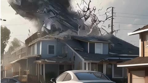 🌪️ Tornado Destroys Home with Dramatic Music Jaw Dropping Footage 🎥