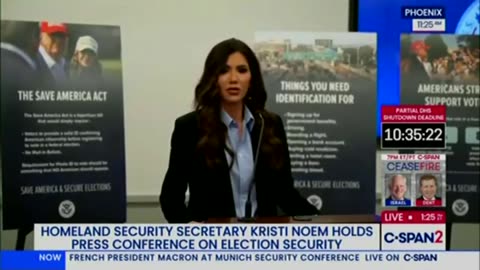 DHS Sec. Kristi Noem says there's VOTER FRAUD in Maricopa County, Arizona