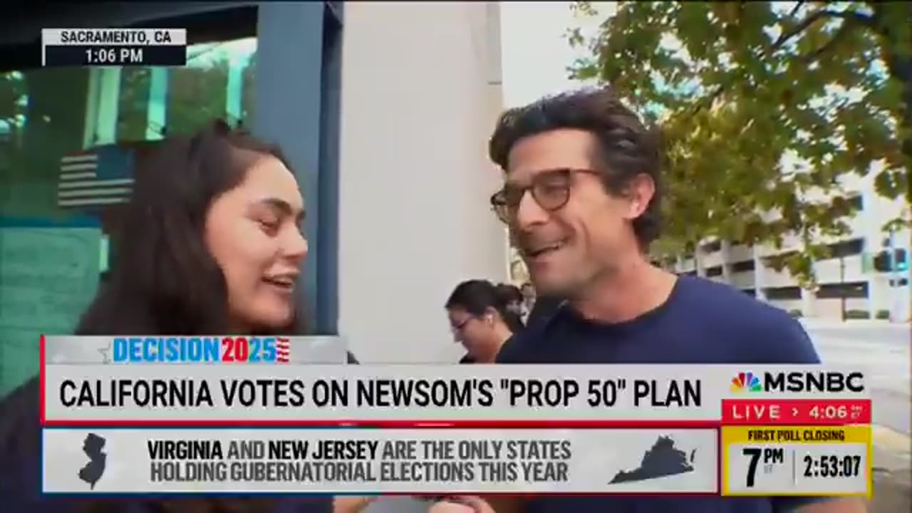 CALIF. VOTER: Its giving Election Day. Its giving Hot People Vote Yes on Prop 50.
