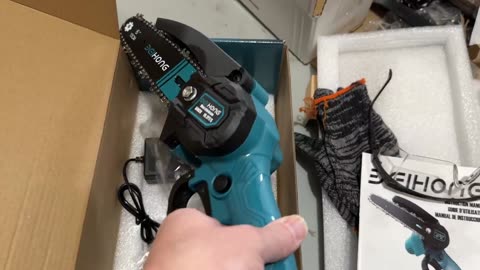 The Cordless Mini Chainsaw for All Your DIY and Outdoor Needs!