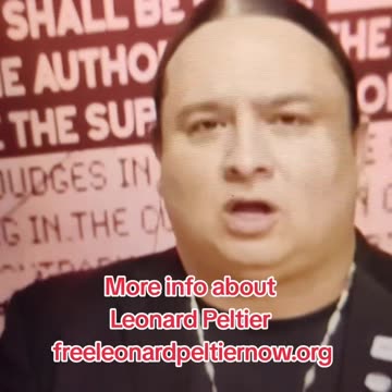 Genocide Joe must FREE Native American Leonard Peltier NOW.