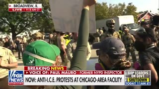DEVELOPING_ 'Massive' protest forms at Chicago-area ICE facility