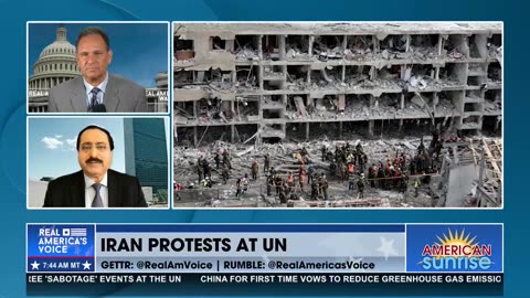 IRAN PROTESTS AT UN