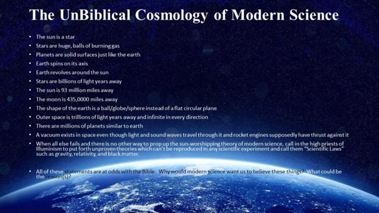 Part 7 Biblical Cosmology Examine Outer Space
