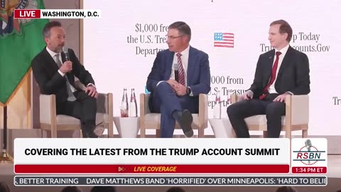 FULL SPEECH: Corporate Leaders Discussing why Trump Account are Supported by Businesses - 01/28/26