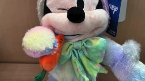 Disney Parks Mickey Mouse Easter Bunny Plush Doll #shorts