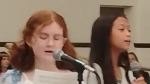 SSCS Spring Show "Baby Bobby" Cara & 6th grade girls.