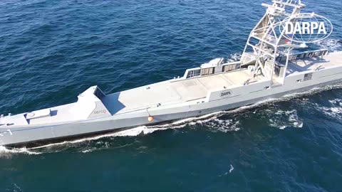 Defiant has no cabins or captain. The autonomous US ship can operate for a year straight.