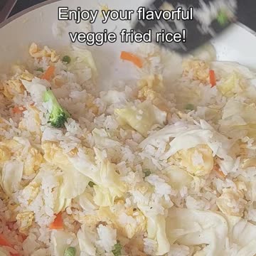Fried Rice with Veggies, classic and tasty dish that's staple in many households. No Waste Food!