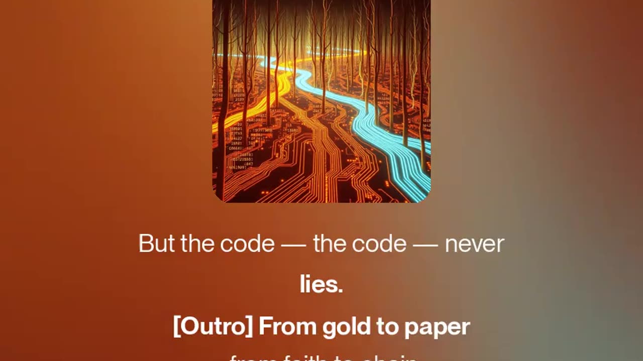 The Code That Never Lies — The Pursuit of Perfect Money