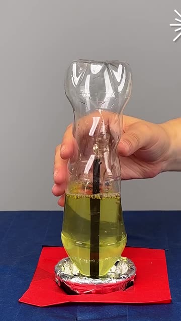 Bottle trick for efficient fuel siphoning✨