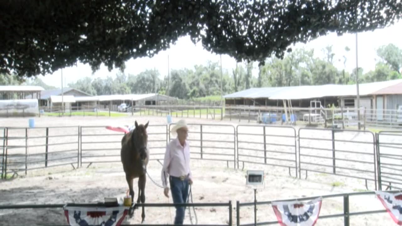 Skipper Calder & Cowboy-up Ministry bring horse training with a message at 11am.