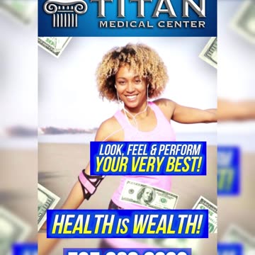 Your #Health is Your Wealth! Start investing in YOURSELF with #TitanMedical!
