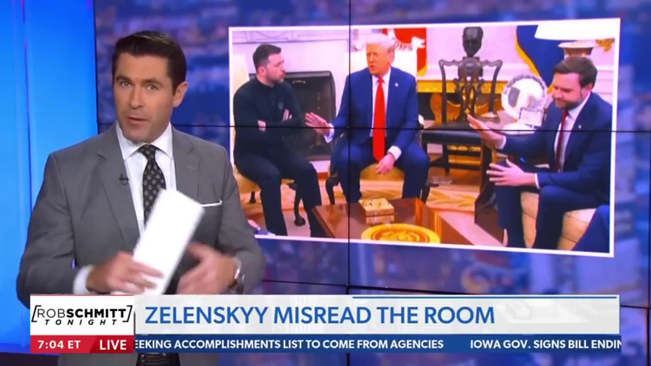 'Bratty' Zelenskyy's clash with Trump explained: Rob Schmitt Tonight!