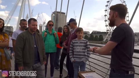 Three card monte scam in LONDON!!