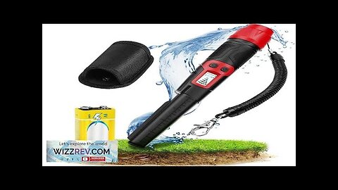 KAIWEETS PREC-POINTERⅠMetal Detector Pinpointer IP68 Waterproof Dual Mode 360° Detection LCD Review