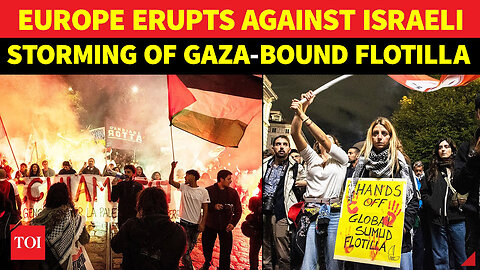Italian Cities REVOLT - European Streets EXPLODE After Israel Storms Gaza Flotilla