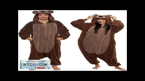 Funziez! Sherpa Bear Adult Onesie Animal Halloween Costume Plush Teddy Review