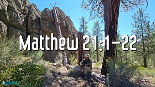 Matthew 21:1-22, Bible Reading in Nature, BSB