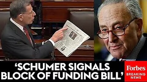 BREAKING: John Barrasso Points Finger At Schumer Over Possible Shutdown As Dems Poised To Block CR