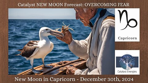 Catalyst CAPRICORN NEW MOON Forecast - LYRAN ACTIVATION for OVERCOMING FEAR - Dec 30 , 2024