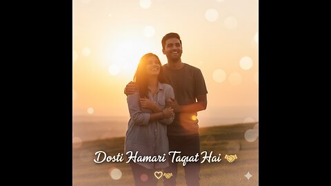 Dosti Hamari Taqat Hai | True Friendship | Emotional Urdu Hindi Video 💖