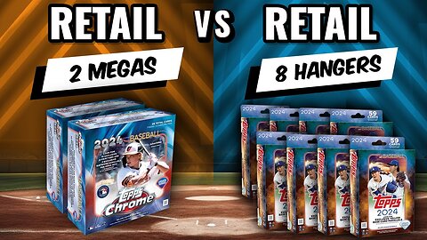 🚨2025 STARTS WITH A BANG!!!!🚨 2024 TOPPS CHROME UPDATE MEGAS VS UPDATE HANGERS