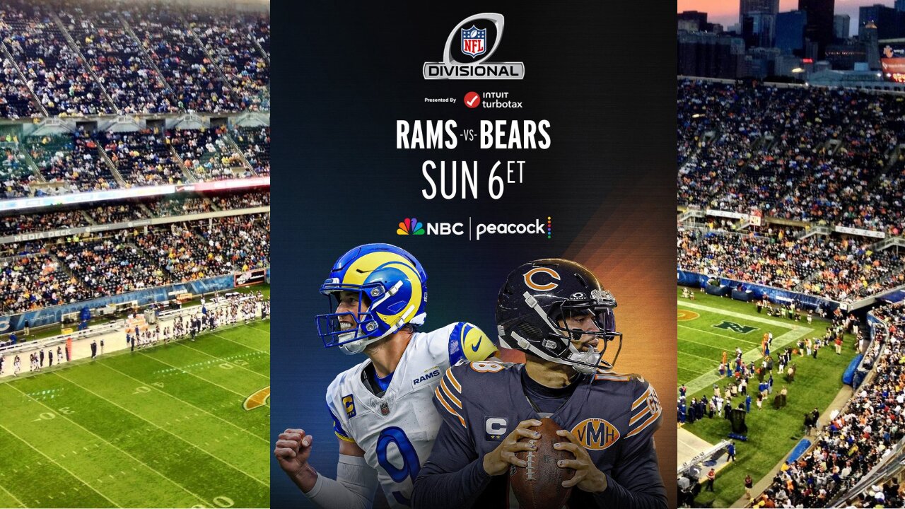 Rams @ Bears: LIVE Divisional Round Reaction & Commentary #divisionalround #rams #bears