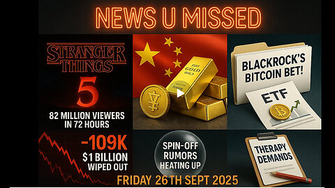 NEWS U MISSED WITH DREW DEMI FRIDAY 26TH SEPTEMBER 2025 