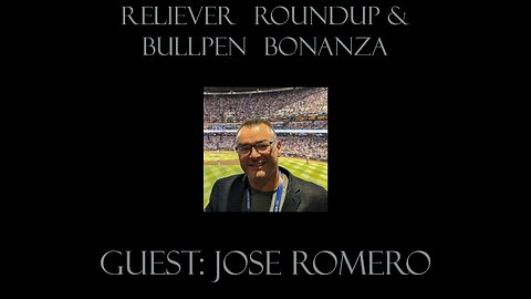 Reliever Roundup & Bullpen Bonanza, S1 Ep. 20 — WC Series Review/Div Series Preview with Jose Romero