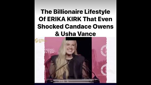 The Billionaire Lifestyle Of ERIKA KIRK That Even Shocked Candace Owens & Usha Vance