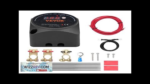 VEVOR Dual Battery Isolator Kit 12V 140Amp Manual and Auto Modes VSR Review