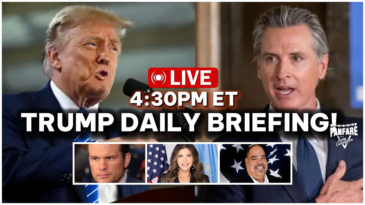 TRUMP DAILY BRIEFING: PETE HEGSETH & KRISTI NOEM CONFIRMATIONS - TRUMP IN CALIFORNIA!