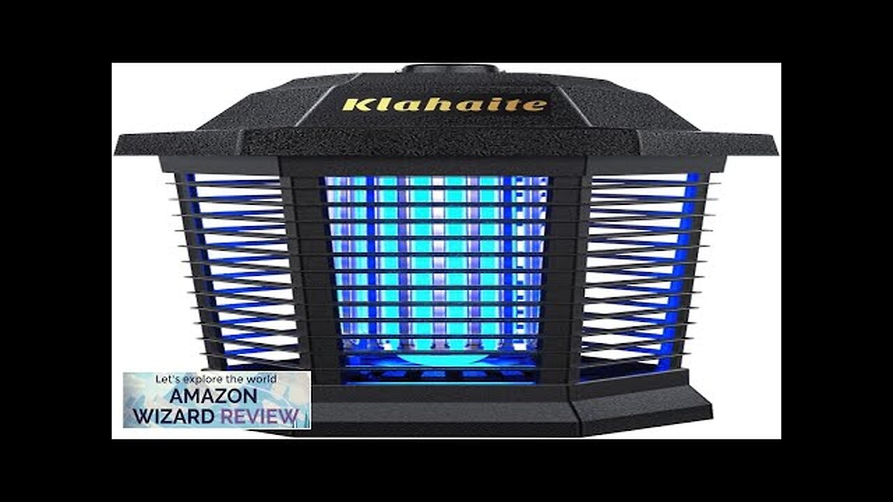 Klahaite Bug Zapper Outdoor Electric Mosquito Zapper Indoor Fly Zapper Fly Trap Review