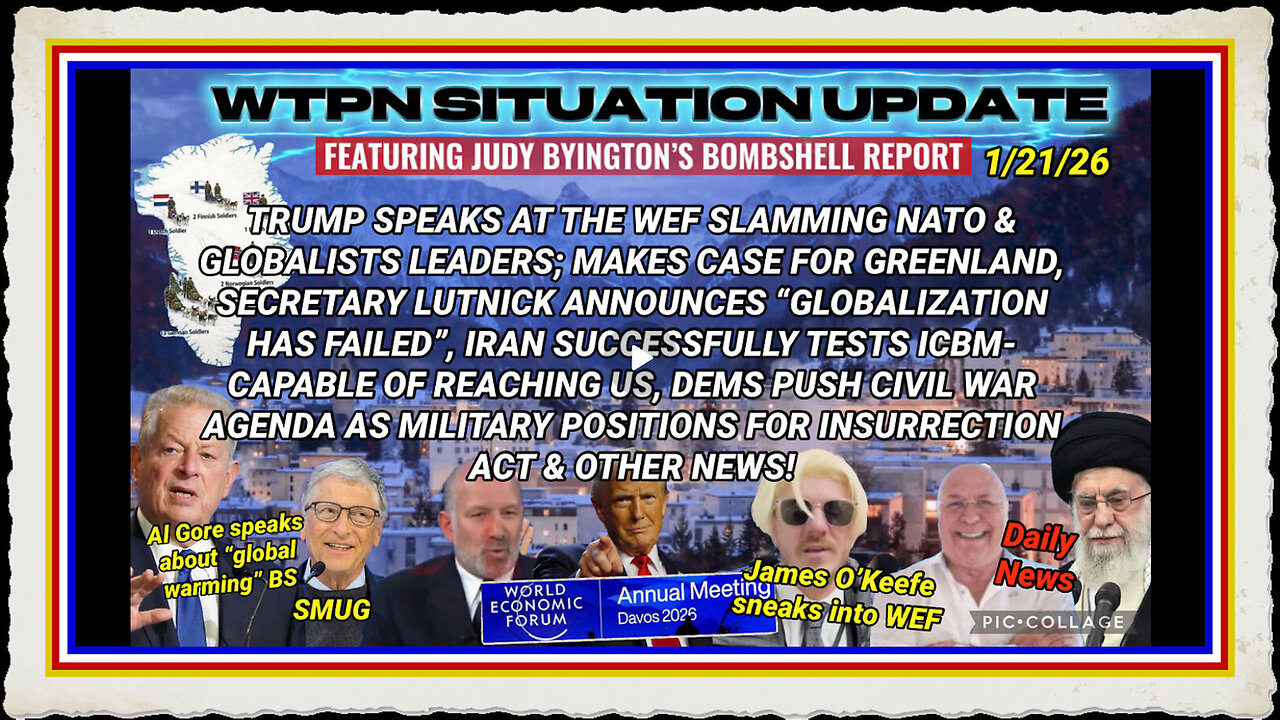 WTPN SITUATION UPDATE FEATURING RESTORED REPUBLIC 1 21 26