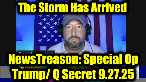 Trump & Q Secret Military Op 9.27.25: Trump Drops Bombshell, Military Making Mass Arrests