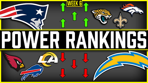 Week 6 NFL Power Rankings | 2025 NFL season week 6 rankings