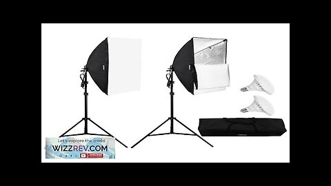 VEVOR Softbox Lighting Kit 20 in x 28 in 30W 5500K LED Review