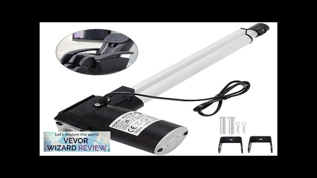 VEVOR 10 Inch Stroke Electric Actuators DC 12V with Mounting Bracket Heavy Review