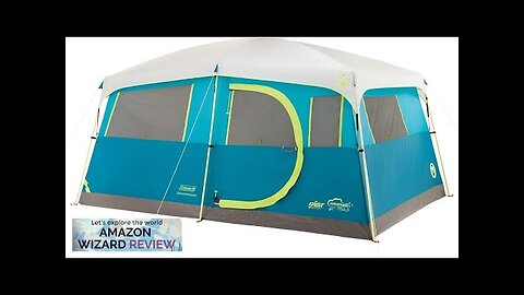 Coleman 8-Person Camping Tent with Built-in Closet Tenaya Lake Cabin Tent Review