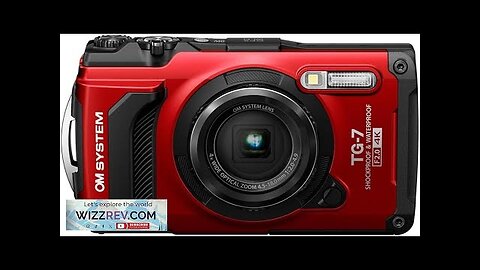 OM SYSTEM Tough TG-7 Red Underwater Camera Waterproof Freeze Proof High Resolution Review