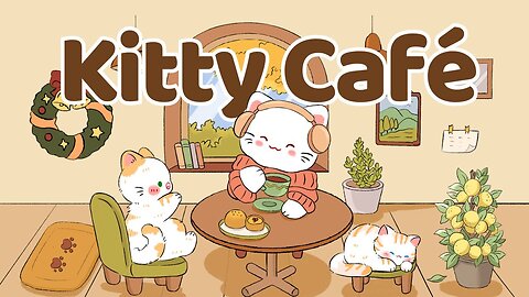 Kitty Coffee Shop ☕ 1 Hr Songs 😽 lofi chill 【Cute lofi music mix】 🍪 study aesthetic chill relax ♪