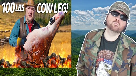 I Became A Cowboy, Then Cooked A Whole Cow Leg (Guga Foods) - Reaction! (BBT)