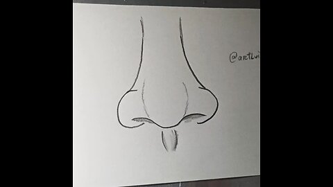 How to draw nose